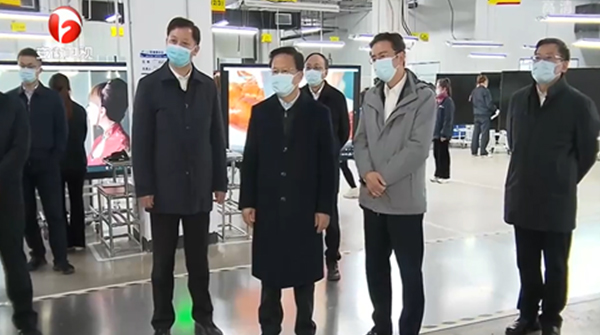 安徽省委书记郑栅洁一行视察九州官方网站科技蚌埠产业基地