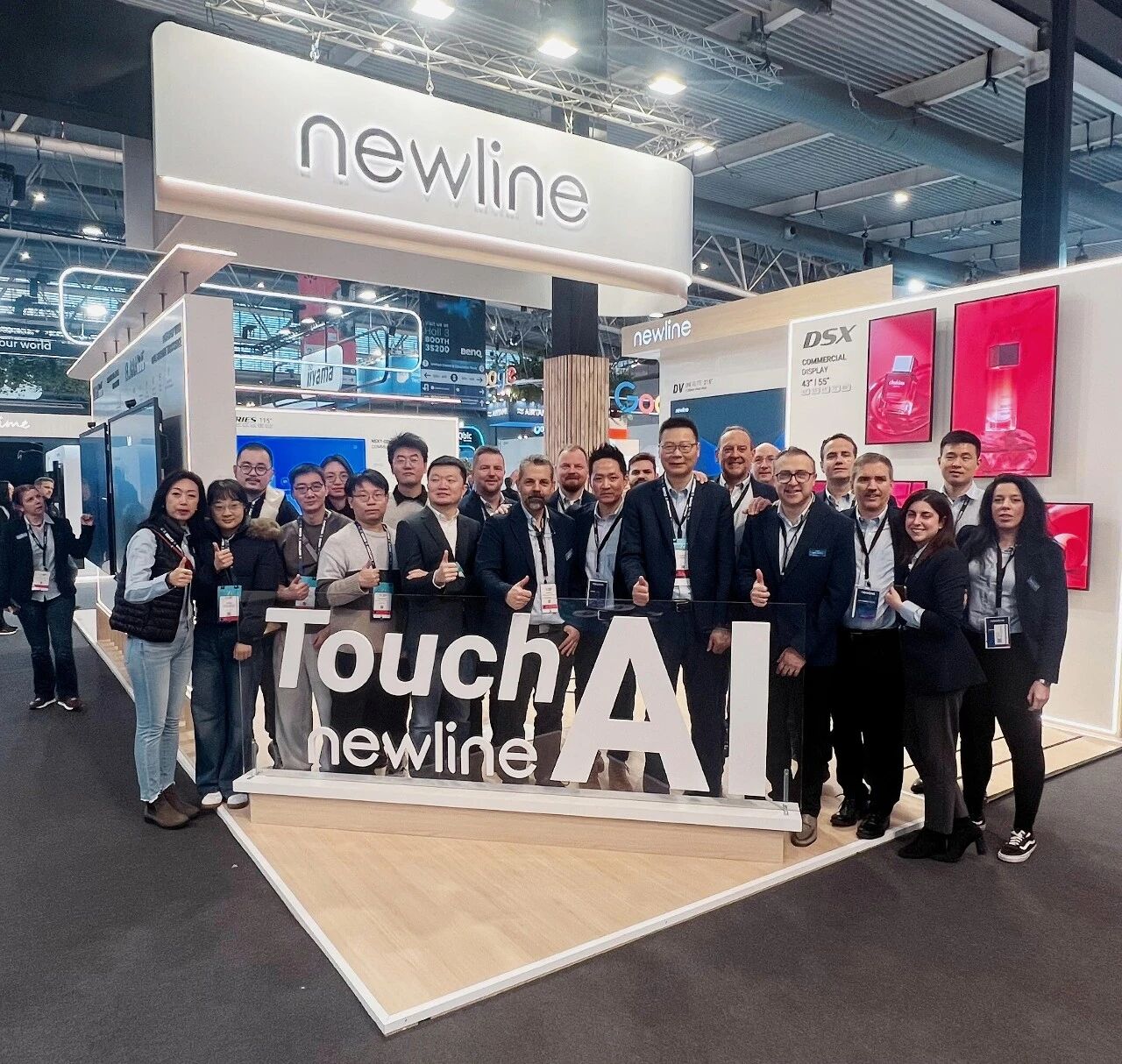九州官方网站科技携Newline与HiteVision双品牌亮相ISE 2026，全面展示交互显示解决方案实力